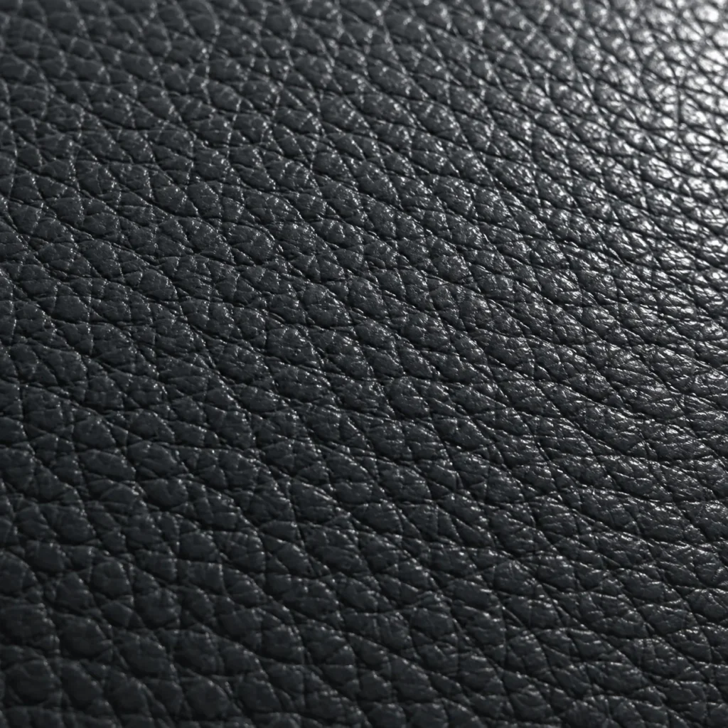 Close-up of a topcoat layer on vinyl