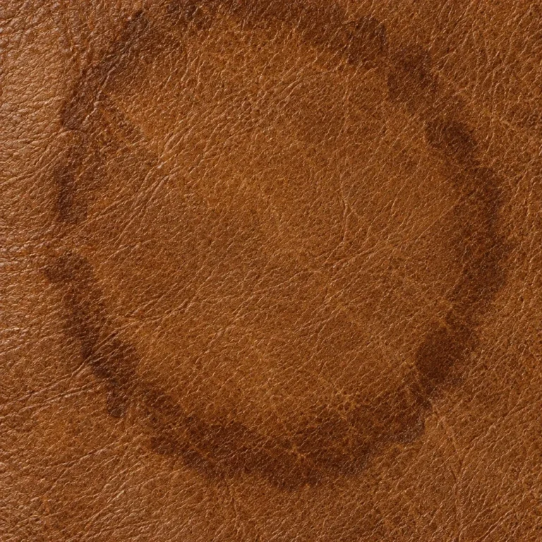 Water ring forming on leather: 3. A tide line sets