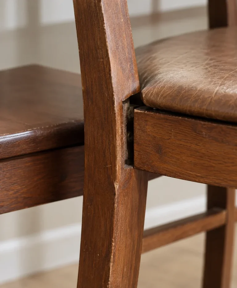 Wood furniture damage: loose joints